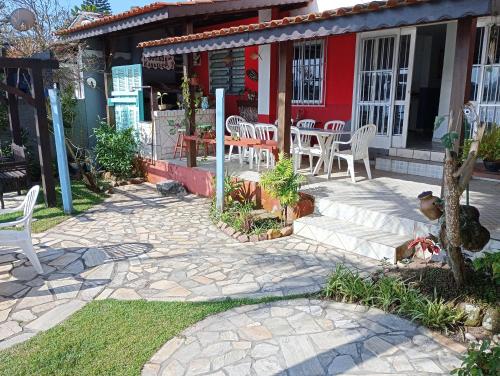 Taman di luar Pousada Kanaxuê - Frente Mar e Lagoa