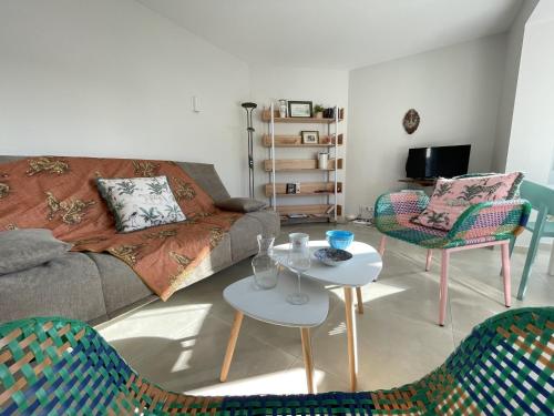Appartement à Sète, 55m², proche plage, parking, WiFi