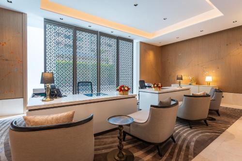 Χώρος καθιστικού στο SILQ Hotel & Residence