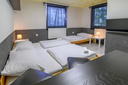 Voodi või voodid majutusasutuse Hostel Seven toas