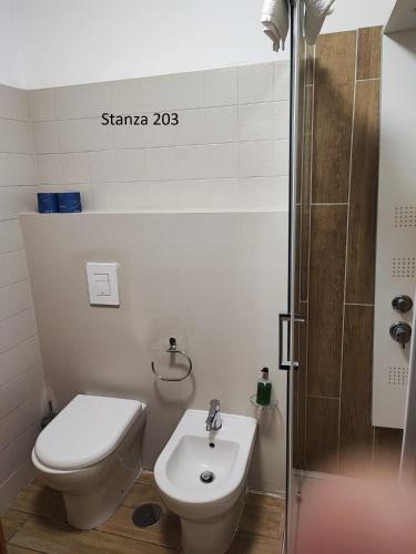 Koupelna v ubytování Hotel Pizboè