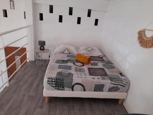 Postel nebo postele na pokoji v ubytování Appartement Mezzanine