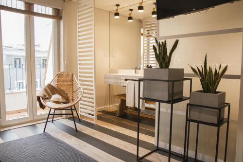 Χώρος καθιστικού στο room Select Liberdade