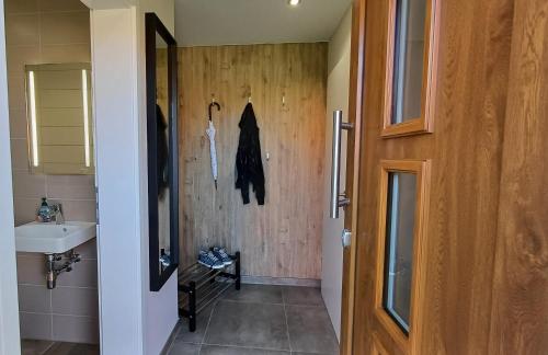 Koupelna v ubytování Premiumhaus DeLuchs