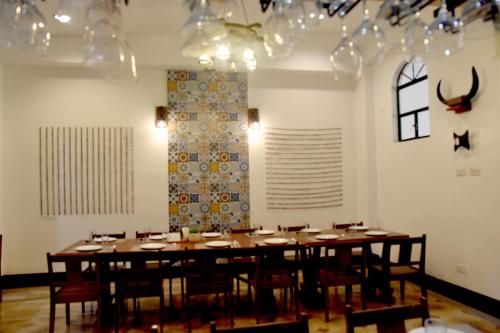 En restaurant eller et andet spisested på Isla De Oro Hotel