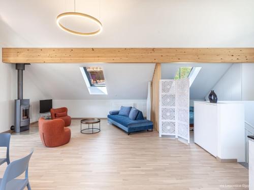 Χώρος καθιστικού στο Apartment Loft Lepontica by Interhome