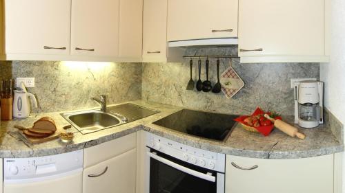 Kuchyň nebo kuchyňský kout v ubytování Haus Harmonika