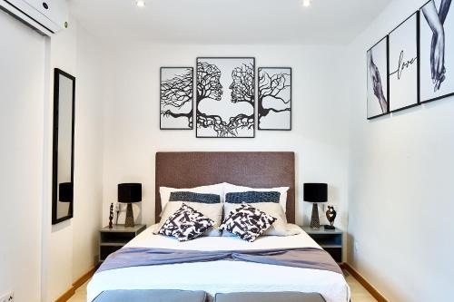 Ένα ή περισσότερα κρεβάτια σε δωμάτιο στο Lc Apartments - Sunshine