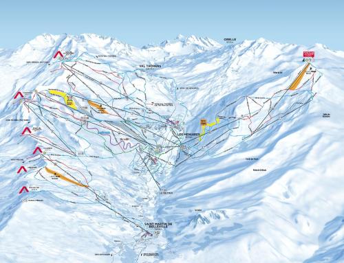 Résidence Le Médian - Les Ménuires durante el invierno