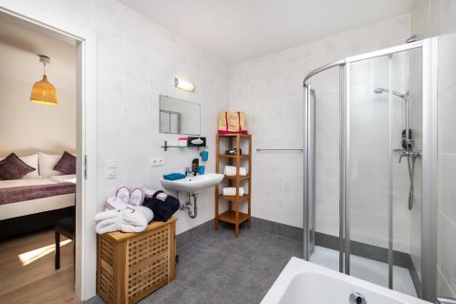 Ένα μπάνιο στο Berghaus Flachau