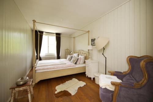 Cama o camas de una habitación en Hotel Langenberg
