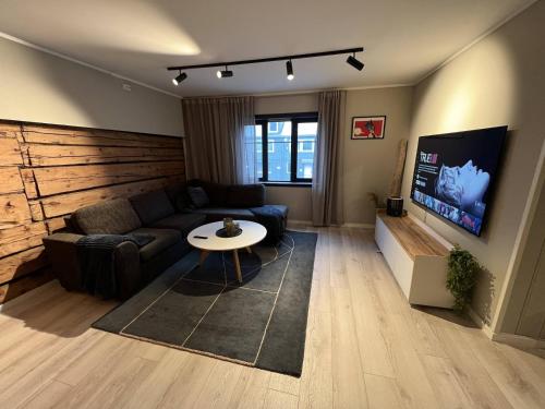 Posezení v ubytování Apartment in Tromsø Mainstreet