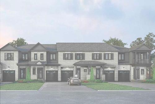 a rendering of a house with a car in front at Beautiful Nest By The Airport in Ottawa
