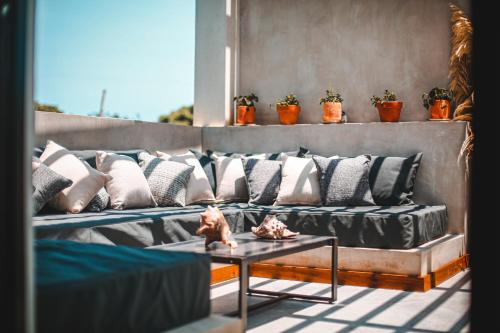 Posezení v ubytování MAPUWI Villa & Suite