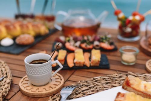 Jídlo v vily nebo okolí