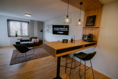 Кухня или мини-кухня в KOCAK - Exklusives Apartment in Zentrumsnähe
