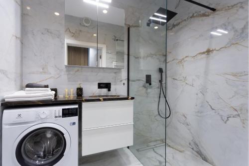 Koupelna v ubytování AVRA Residence II Stare Miasto