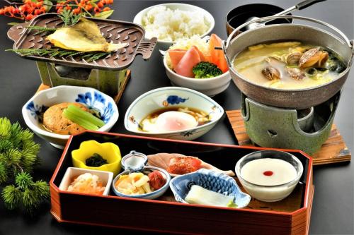 Makanan di atau berdekatan ryokan