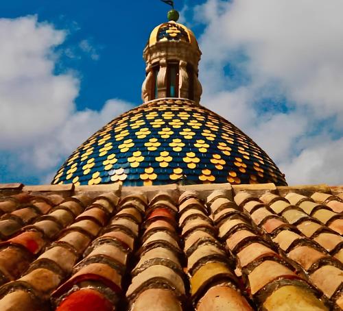 a tiled roof with a dome on top at Casa Valerio in Conversano