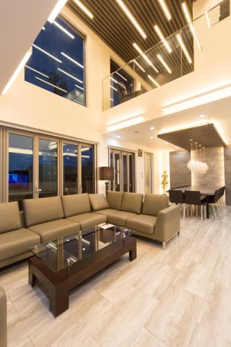 Zona de estar de Bitcoin Villa Wakayama