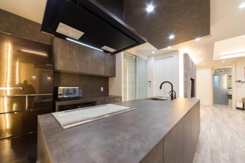 Una cocina o zona de cocina en Bitcoin Villa Wakayama