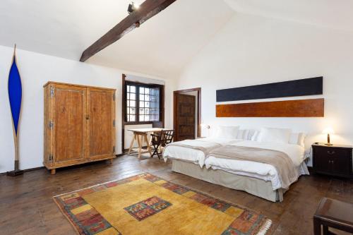 Ένα ή περισσότερα κρεβάτια σε δωμάτιο στο Apartamento Suite Zárate