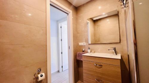 Koupelna v ubytování Apartamento Edificio Sur