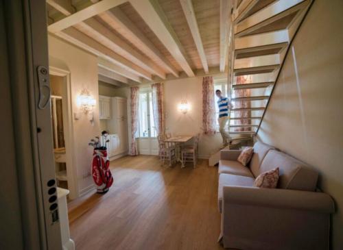Posezení v ubytování Garda Hotel San Vigilio Golf