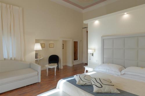 Cama o camas de una habitación en Palazzo Pischedda