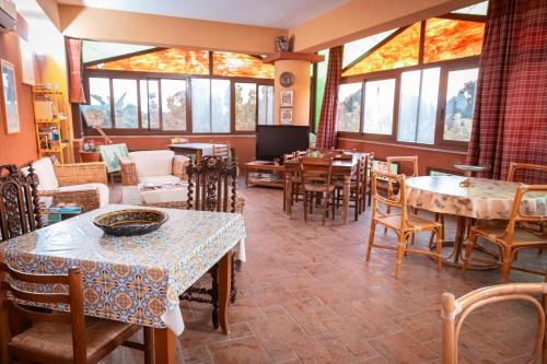 Χώρος καθιστικού στο B&B Villa Anna