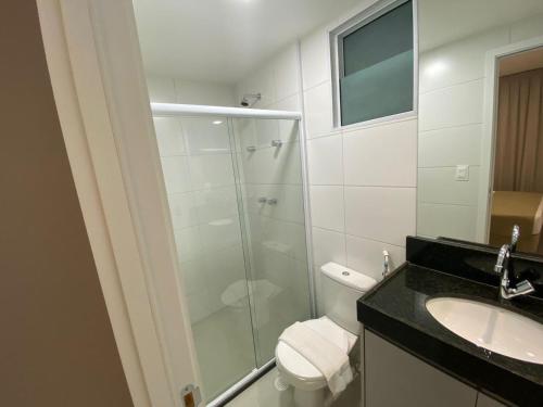 Koupelna v ubytování Edifício Promenade II Apt 403 -Mandi Hospitalidade