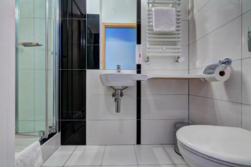 Koupelna v ubytování Arche Hotel Siedlce