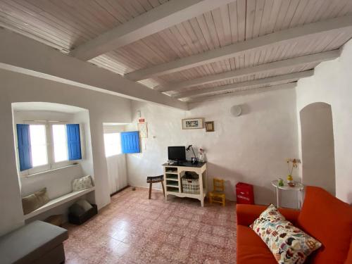 Χώρος καθιστικού στο Casa na aldeia