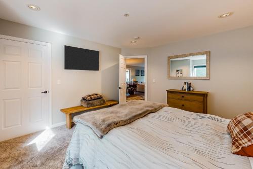 Cama o camas de una habitación en Après Chalet