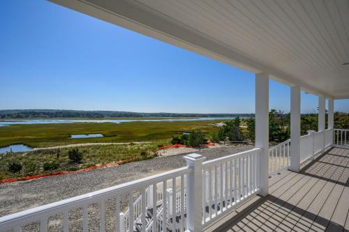 a view from the porch of a house at 114 Salt Marsh Road East Sandwich Seaglass in East Sandwich