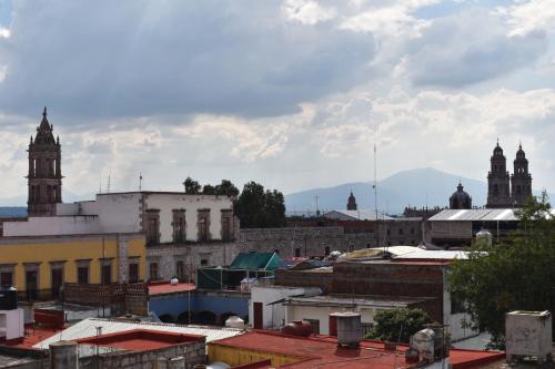 Vista general de Morelia o vista desde la casa de huéspedes