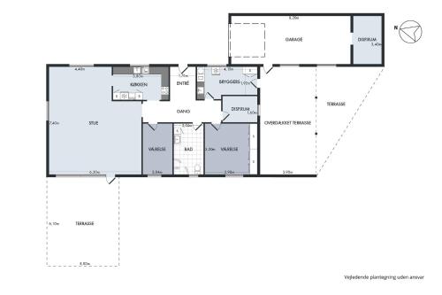 Cozy And Spacious Townhouse In Aarsの見取り図または間取り図