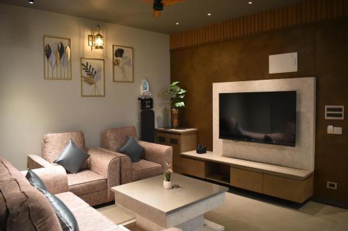O zonă de relaxare la SScoconest Luxury Service Apartments