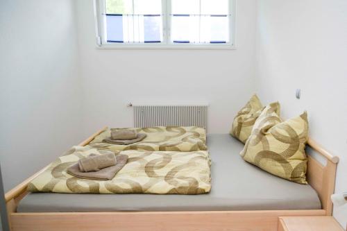 Postel nebo postele na pokoji v ubytování Ferienwohnung Schaffer