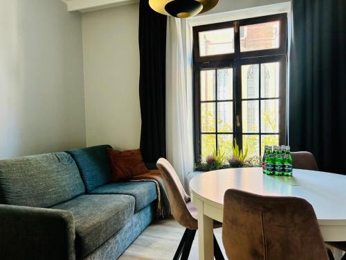 Ein Sitzbereich in der Unterkunft Baltic Gdańsk OLD TOWN by St Mary s Church