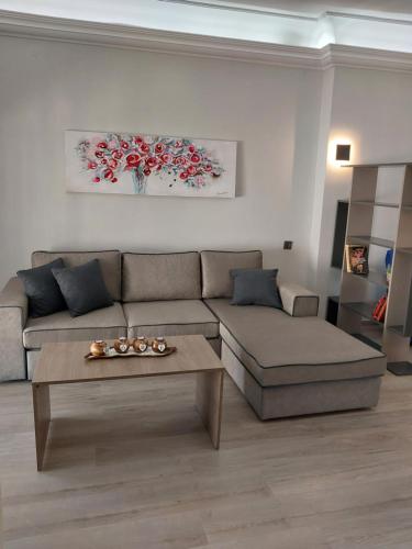 Posezení v ubytování AniBo studios and apartments ZERO POINT 46