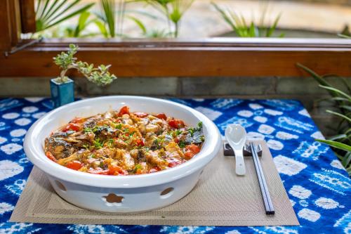 Makanan di atau berdekatan the country house