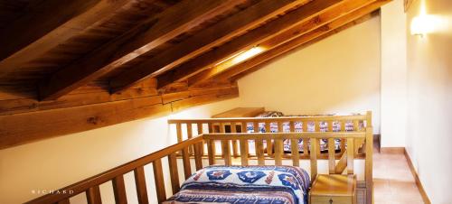 Katil atau katil-katil dalam bilik di Hostal Musunzar