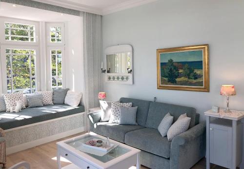 Posezení v ubytování Villa Svanen am Meer