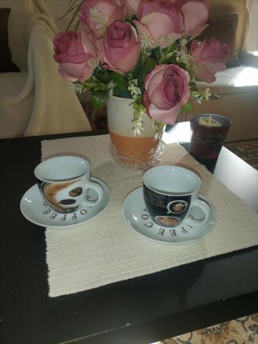 Tetera y cafetera en Apartman Vera