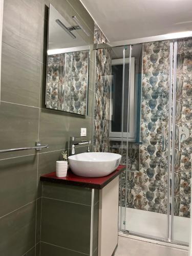 Bilik mandi di B&B Villa Filù