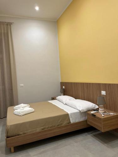 Katil atau katil-katil dalam bilik di B&B Villa Filù