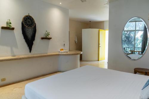 Postel nebo postele na pokoji v ubytování Rustik-inn Rooms