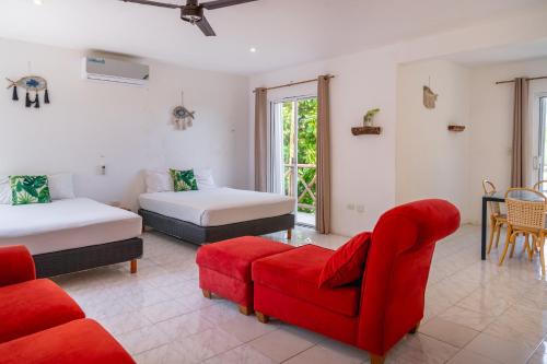 Postel nebo postele na pokoji v ubytování Rustik-inn Rooms