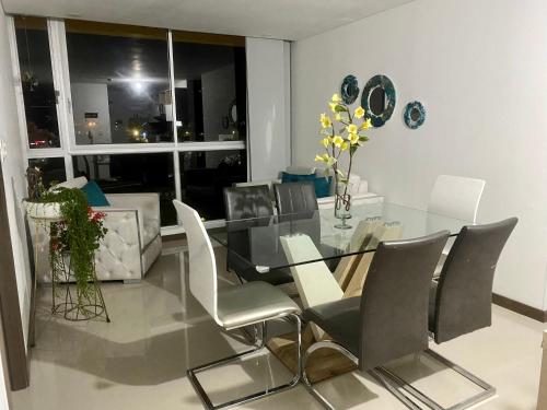 Posezení v ubytování Luxury apartment 1 A club house